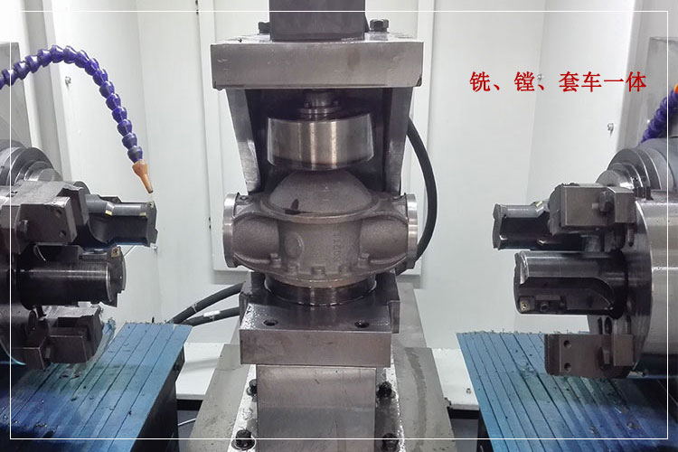 电动三轮车后桥数控专用机床配置专用的套车刀具,加工效果非常好